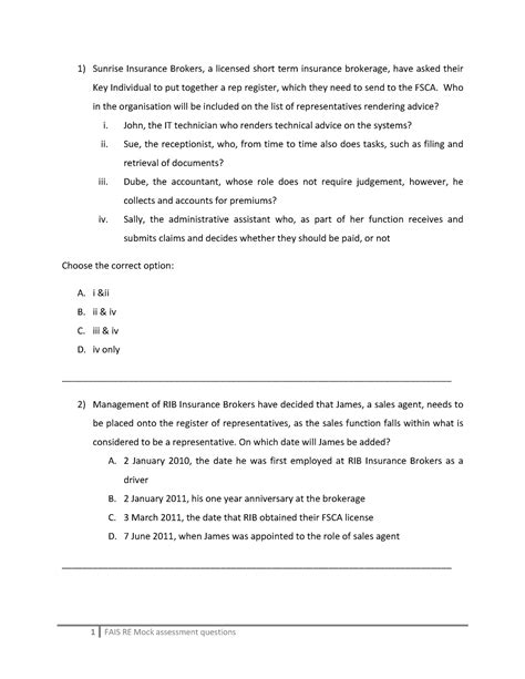 ro5 exam questions